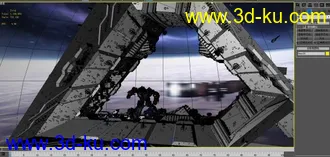 3D打印模型月球变形金刚CG场景MAX的图片