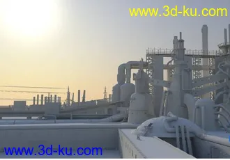3D打印模型maya工业街区一个的图片