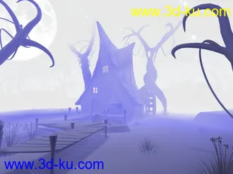 3D打印模型幽灵小屋的图片