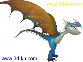 自己做的《驯龙记》模型 有贴图的图片