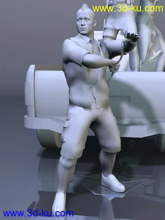 3D打印模型"死亡岛”四个主角~的图片