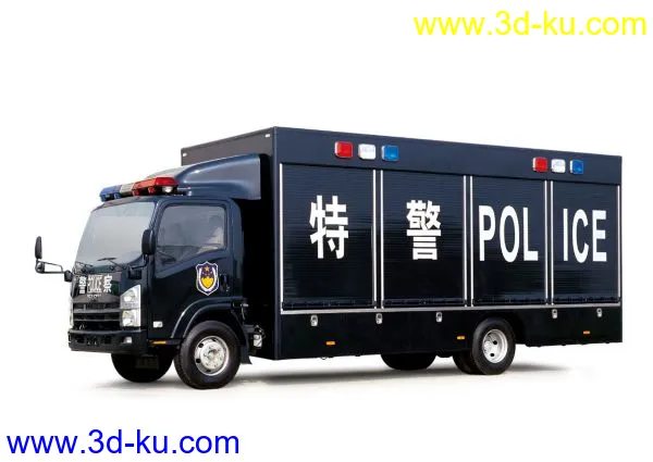 警车 装备车（简模）模型的图片1