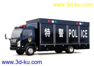 3D打印模型警车 装备车（简模）的图片