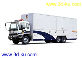 3D打印模型警车 装备车（简模）的图片