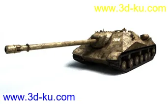《坦克世界》游戏模型第三弹！有OBJ格式的图片