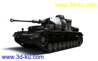 《坦克世界》游戏模型第三弹！有OBJ格式的图片