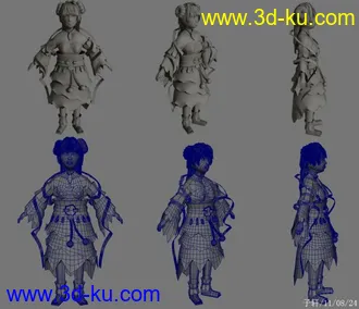 3D打印模型卡通碧瑶的图片