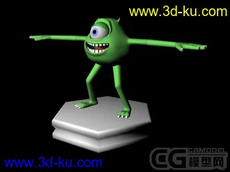 3D打印模型大眼怪的图片