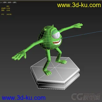 3D打印模型大眼怪的图片