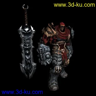 3D打印模型暗黑血统主角的图片