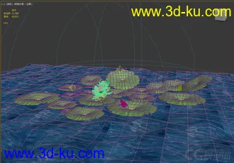 3D打印模型荷塘月色的图片