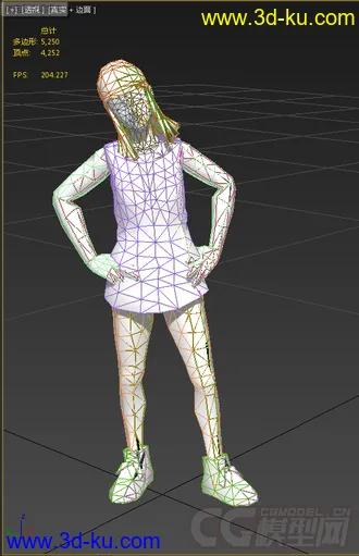 3D打印模型街球MM的图片
