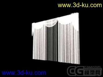 3D打印模型欧式窗帘的图片