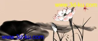 3D打印模型荷花的图片