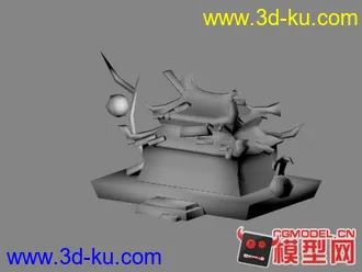 3D打印模型yg卡通小庙的图片