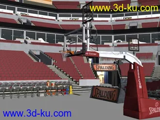 3D打印模型NBA2K11的乔丹~和公牛的主场~的图片