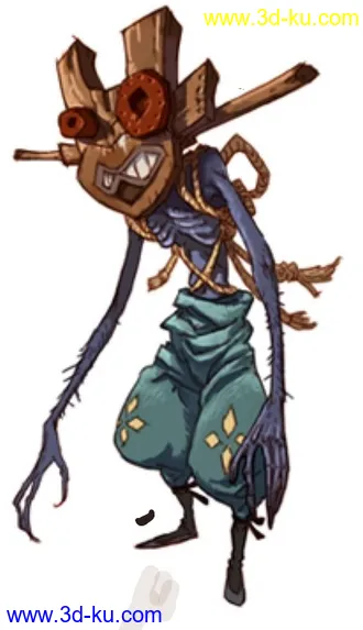 3D打印模型木头人的图片