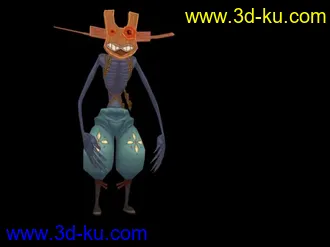 3D打印模型木头人的图片