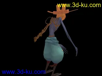 3D打印模型木头人的图片