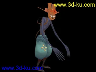 3D打印模型木头人的图片