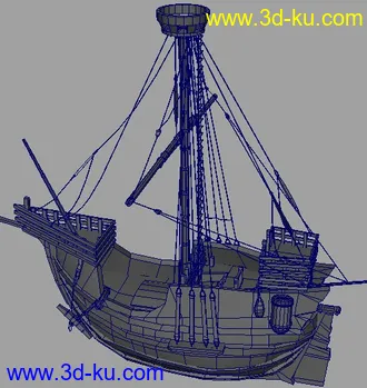 3D打印模型船的图片