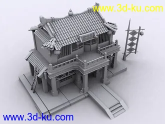 3D打印模型游戏建筑的图片