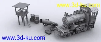 3D打印模型火车的图片