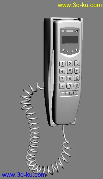 3D打印模型一个电话的图片