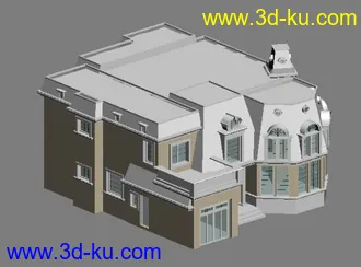 3D打印模型一个别墅的图片