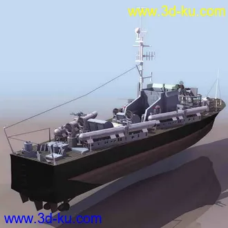 3D打印模型战舰简模  3Ds格式的图片