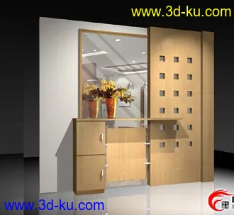 3D打印模型各种现代家具组合的图片