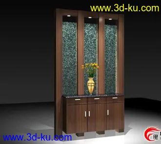 3D打印模型各种现代家具组合的图片
