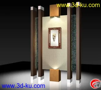 3D打印模型各种现代家具组合的图片