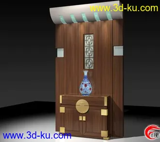3D打印模型各种现代家具组合的图片