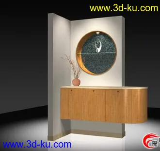 3D打印模型各种现代家具组合的图片