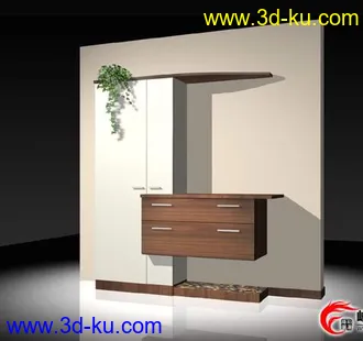 3D打印模型各种现代家具组合的图片