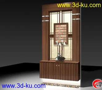 3D打印模型各种现代家具组合的图片
