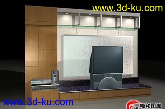 3D打印模型各种现代家具组合的图片
