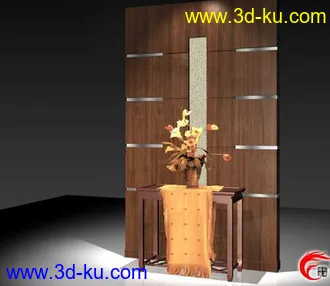 3D打印模型各种现代家具组合的图片