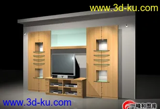 3D打印模型各种现代家具组合的图片