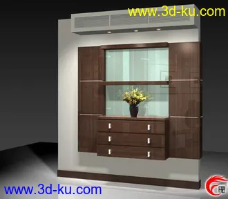 3D打印模型各种现代家具组合的图片
