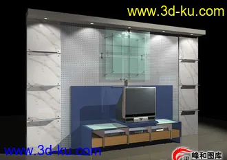 3D打印模型各种现代家具组合的图片