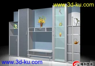 3D打印模型各种现代家具组合的图片
