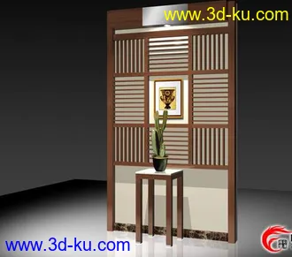 3D打印模型各种现代家具组合的图片