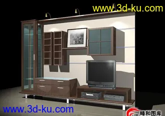 3D打印模型各种现代家具组合的图片