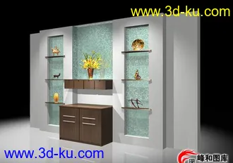 3D打印模型各种现代家具组合的图片