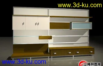 3D打印模型各种现代家具组合的图片