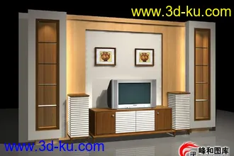 3D打印模型各种现代家具组合的图片