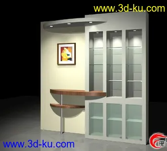 3D打印模型各种现代家具组合的图片