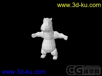 3D打印模型自己做的倒霉熊.的图片